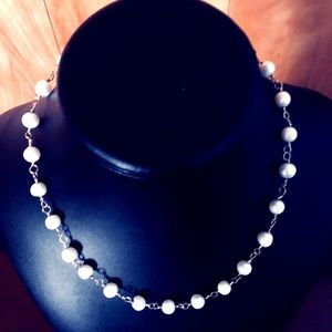 Freshwater Pearls wirewrapped by hand with S-clasp